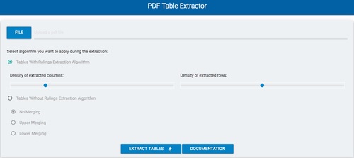 PDF Table Extractor